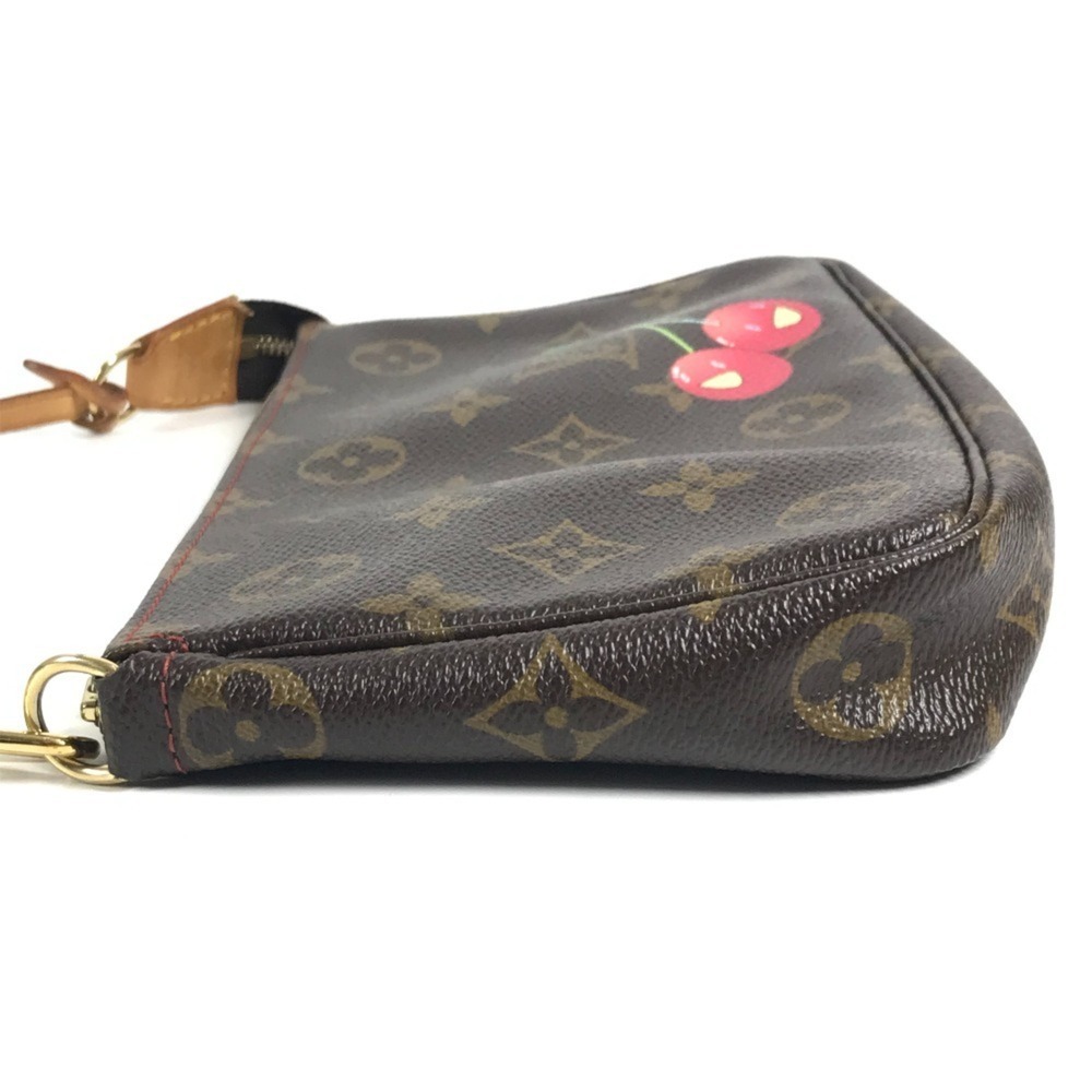 LOUIS VUITTON Brown Monogram Canvas Pochette Mini Bag - Picture 3 of 11